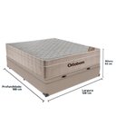 Ver imagem 5 de Airtech Colchão Ortobom Viúvo com Baú Bege 128cm Springpocket
