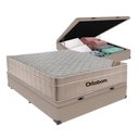 Ver imagem 1 de Airtech Colchão Ortobom Viúvo com Baú Bege 128cm Springpocket