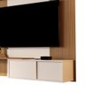 Painel Estante para Tv de até 65 Polegadas Ripado Lord - Perola/ripado - 3