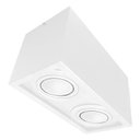 Ver imagem 1 de Spot Plafon Sobrepor Alumínio Recuado Duplo Branco Par20 E27