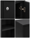 Ver imagem 6 de Armário Baixo Auxiliar Multiuso 2 Portas - Linha Studio: Preto
