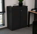 Ver imagem 1 de Armário Baixo Auxiliar Multiuso 2 Portas - Linha Studio: Preto