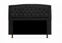 Ver imagem 1 de Cabeceira Estofada Geovana para Cama Box Solteiro 90 cm Suede Preto
