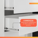Ver mais imagens de Guarda Roupas Solteiro com Espelho 2 Portas de Correr 4 Gavetas Riva Flex
