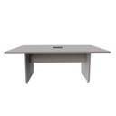 Ver imagem 6 de Mesa de Escritório Pé Painel Angular sem Gavetas 200cm Cinza F5 Office