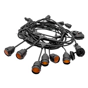 Cordão(varal) de Luz 5 Metros P/ 10 Lâmpadas E27 Ip65 - Kian