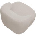 Ver imagem 7 de Kit 02 Poltronas Decorativa Fixa Orgânica para Sala Living Barolo L06 Bouclê Bege - Lyam Decor