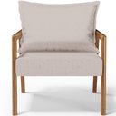 Ver imagem 6 de Poltrona Decorativa e Living Alícia B04 Linho Bege - Lyam Decor