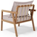 Ver imagem 5 de Poltrona Decorativa e Living Alícia B04 Linho Bege - Lyam Decor