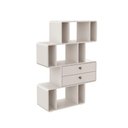 Ver imagem 1 de Estante Decorativa com Nichos e 2 Gavetas Curve Off White