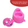Troninho Penico Infantil com Tampa Sapinho Bichinho Menino Menina Importway Bw-183 - Rosa - 5