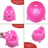 Troninho Penico Infantil com Tampa Sapinho Bichinho Menino Menina Importway Bw-183 - Rosa - 6