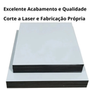 Ver imagem 3 de Cake Board - Kit 10 Unid - Bolacha Sousplat - Retangular - MDF - Branco - 15cm
