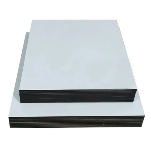 Cake Board - Kit 10 Unid - Bolacha Sousplat - Retangular - MDF - Branco - 15cm