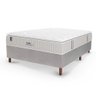 Colchão Sealy Plumatex Confort Gel D28 com Molas Ensacadas + Box Tozatto para Casal 138cm - Cinza - 1