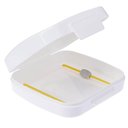Ver imagem 2 de Porta Cotonetes Portátil Branco para Viagem Acessórios com Elástico Interno Crippa