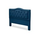 Ver imagem 1 de Cabeceira Cama Box King Size Estofada Madeira Belinha:azul
