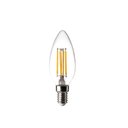 Ver imagem 1 de Lâmpada Led Pix Filamento Vintage Vela E14 Clara Bivolt 2400k Luz Quente