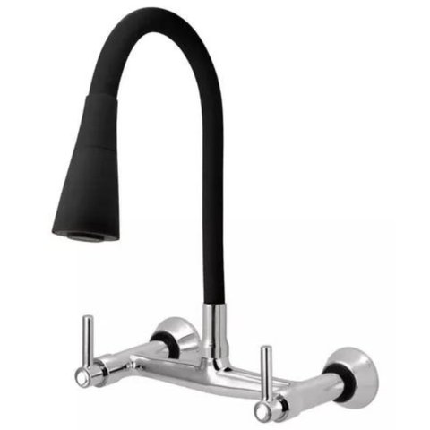 4258 C81 Torneira Misturador Gourmet Bica Móvel Tubo Flexível Preto Arejador Cone Chuveirinho para P