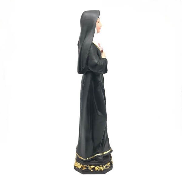 Imagem de Santa Rita de Cássia Padroeira Causas Impossíveis Grande Resina 40 cm - 4