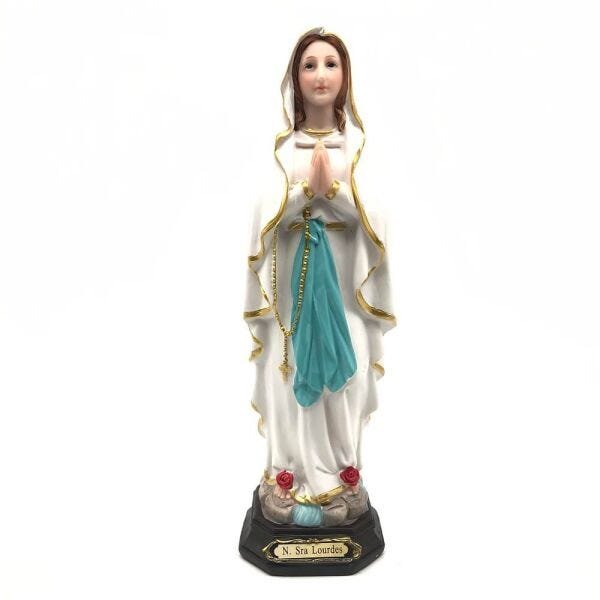 Imagem de Nossa Senhora de Lourdes Resina 30 cm - 2