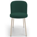 Ver imagem 3 de Cadeira para Sala de Jantar Cozinha Estofada Gavi Arena L02 Suede Verde Musgo - Lyam Decor