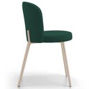 Ver imagem 4 de Cadeira para Sala de Jantar Cozinha Estofada Gavi Arena L02 Suede Verde Musgo - Lyam Decor