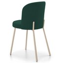 Ver imagem 5 de Cadeira para Sala de Jantar Cozinha Estofada Gavi Arena L02 Suede Verde Musgo - Lyam Decor