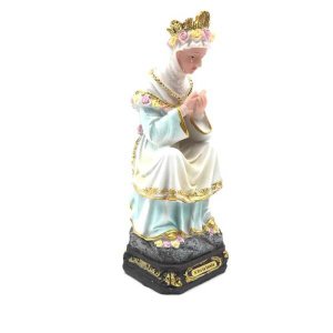 Imagem de Nossa Senhora de La Salette Sentada Resina 20 cm