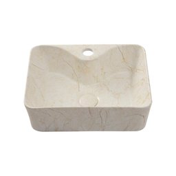 Cuba De Apoio Para Banheiro Retangular Slim Louça Cerâmica 40 cm Cornalina Pingoo.casa - - 1