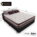 Ver imagem 2 de Cama Box Casal + Colchão de Molas - Anjos - Classic Superlastic - 138x188x57cm:preto