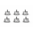 Ver imagem 3 de Kit 8 Pés Metalizado para Sofá e Moveis em Geral com Diâmetro de 50 Mm X 60 Mm de Altura