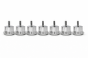 Ver imagem 4 de Kit 8 Pés Metalizado para Sofá e Moveis em Geral com Diâmetro de 50 Mm X 60 Mm de Altura