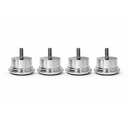 Ver imagem 1 de Kit 8 Pés Metalizado para Sofá e Moveis em Geral com Diâmetro de 50 Mm X 60 Mm de Altura