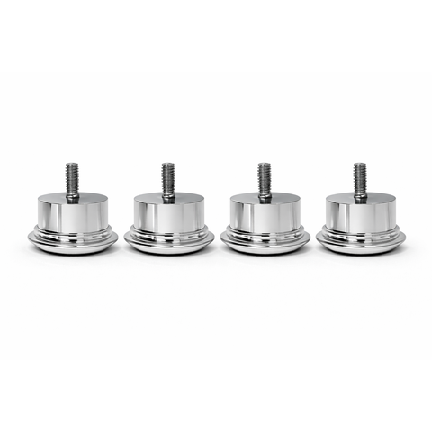 Kit 8 Pés Metalizado para Sofá e Moveis em Geral com Diâmetro de 50 Mm X 60 Mm de Altura