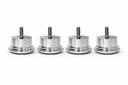 Ver imagem 1 de Kit 8 Pés Metalizado para Sofá e Moveis em Geral com Diâmetro de 50 Mm X 60 Mm de Altura