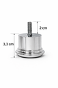Ver imagem 2 de Kit 8 Pés Metalizado para Sofá e Moveis em Geral com Diâmetro de 50 Mm X 60 Mm de Altura