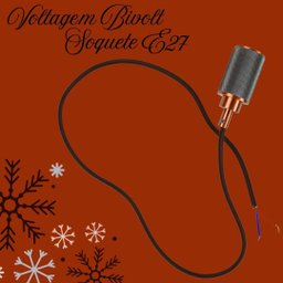 Pendente Luxo de Aluminio Bronze Vermelho Base E27 1m - 3