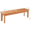 Ver imagem 3 de Banco Madeira Maciça 3 Lugares 200cm Churrasqueira Primavera 