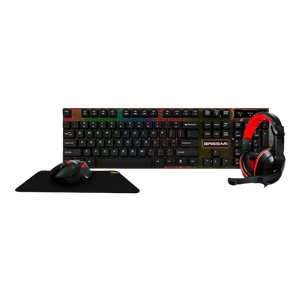 Combo Gamer Kwg Aries M1 Lite 4 em 1 Teclado Mouse Headset e Mousepad - Aries-m1-lite