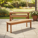 Ver imagem 1 de Banco em Madeira Maciça 3 Lugares 140cm Churrasqueira Primavera 