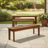 Banco em Madeira Maciça 3 Lugares 140cm Churrasqueira Primavera  - 1