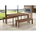 Ver imagem 6 de Banco em Madeira Maciça 3 Lugares 140cm Churrasqueira Primavera 