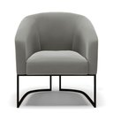 Ver imagem 3 de Cadeira Sala de Jantar Base Industrial Preto Stella Suede D03 - D’Rossi
