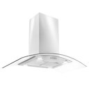 Ver imagem 1 de Coifa e Depurador de Ilha EOS 90cm Com Vidro Curvo ECO90IV Inox 220V