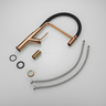 Torneira Monocomando Rose Gold Luxo Cozinha Área Gourmet Ducha Regulável In61 - 9