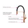 Torneira Monocomando Rose Gold Luxo Cozinha Área Gourmet Ducha Regulável In61 - 8