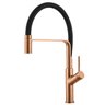 Torneira Monocomando Rose Gold Luxo Cozinha Área Gourmet Ducha Regulável In61 - 1