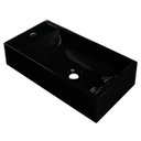 Ver imagem 1 de Cuba Pia de Apoio para Banheiro Retangular 54cm Alva C08 Preto - Mpozenato