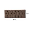 Ver mais imagens de Cabeceira Painel Estofada Paris Suede Marrom Queen 1,60m para Cama Box